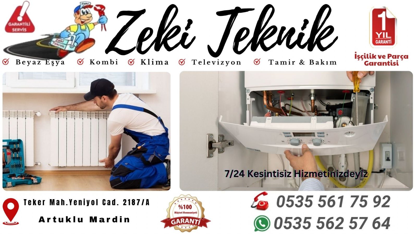 Artuklu Kombi Bakımı ve Petek Temizleme